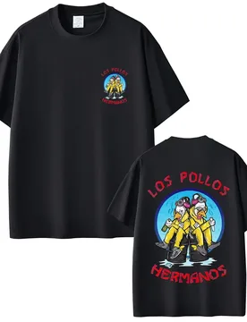 Tv Show Breaking Bad Los Pollos Hermanos Chicken T-shirt Funny Heisenberg Walter Jesse Pinkman T Shirts Men Women Oversized Tees - Aliexpress - FashionsVida