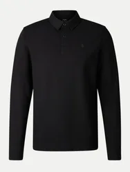 Langarm-Poloshirt Timon Schwarz L