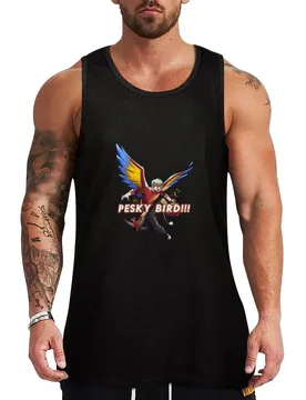 Grian Quote: Pesky Bird Tank Top Simple Basic Tank Top Regular Fit Sleeveless Shirt - Aliexpress - FashionsVida