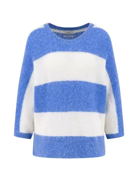 PULLOVER HAIRY STRIPE *RWS female
