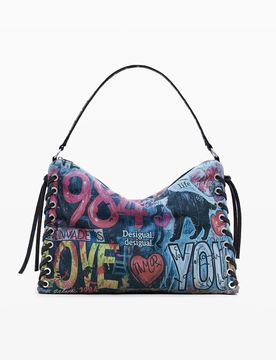 Grand sac graffiti, , Coton, U