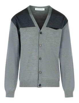 Lanvin Cardigan di lana grigia