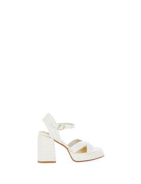 CASTAÑER Sandali con tacco BIANCO 37