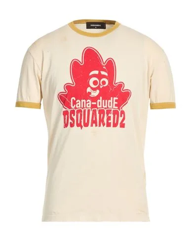 Camiseta Hombre Beige M Hombre - Dsquared2 - FashionsVida