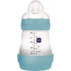 Biberón Anti-Colic Matt 160 ml Azul