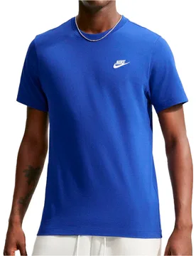 M nsw club tee camiseta manga corta hombre Azul (M) - Nike - FashionsVida