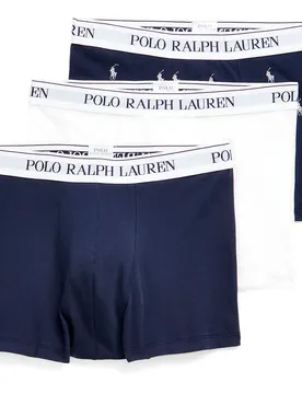 Polo Boxers 71830299 Trunk 3 Unità Navy / White / Navy AOP S