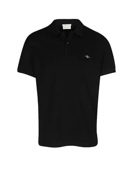 Poloshirt Regular Fit schwarz 4XL herren - Gant - FashionsVida