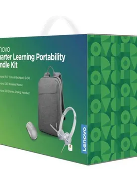 Idg Sac à Dos Pour Ordinateur Portable Avec écouteurs Et Souris Smarter Learning Reconditionné Grey One Size unisex