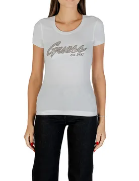 Guess Damen T-Shirt Weiß 489875