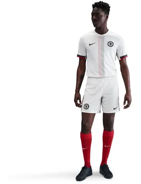 Chelsea FC 2025/26 Stadium Away Dri-Fit Replica Short Herren Shorts, weiß US: L - Nike - FashionsVida