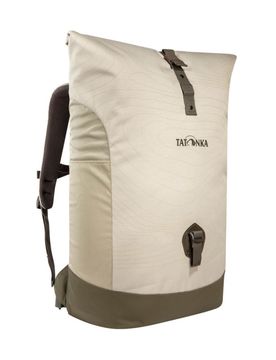 Grip Rolltop Pack Laptop Rucksack Brown Rice Curve