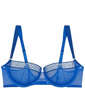 BH mit Bügel PALINA COSMIC HEARTBEAT illumines blue blau 75C damen - Triumph - FashionsVida