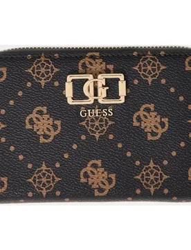 Monedero Emelie mediano con cremallera y logo 4G - Guess - FashionsVida