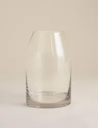 Medium Tapered Cylinder Vase Clear