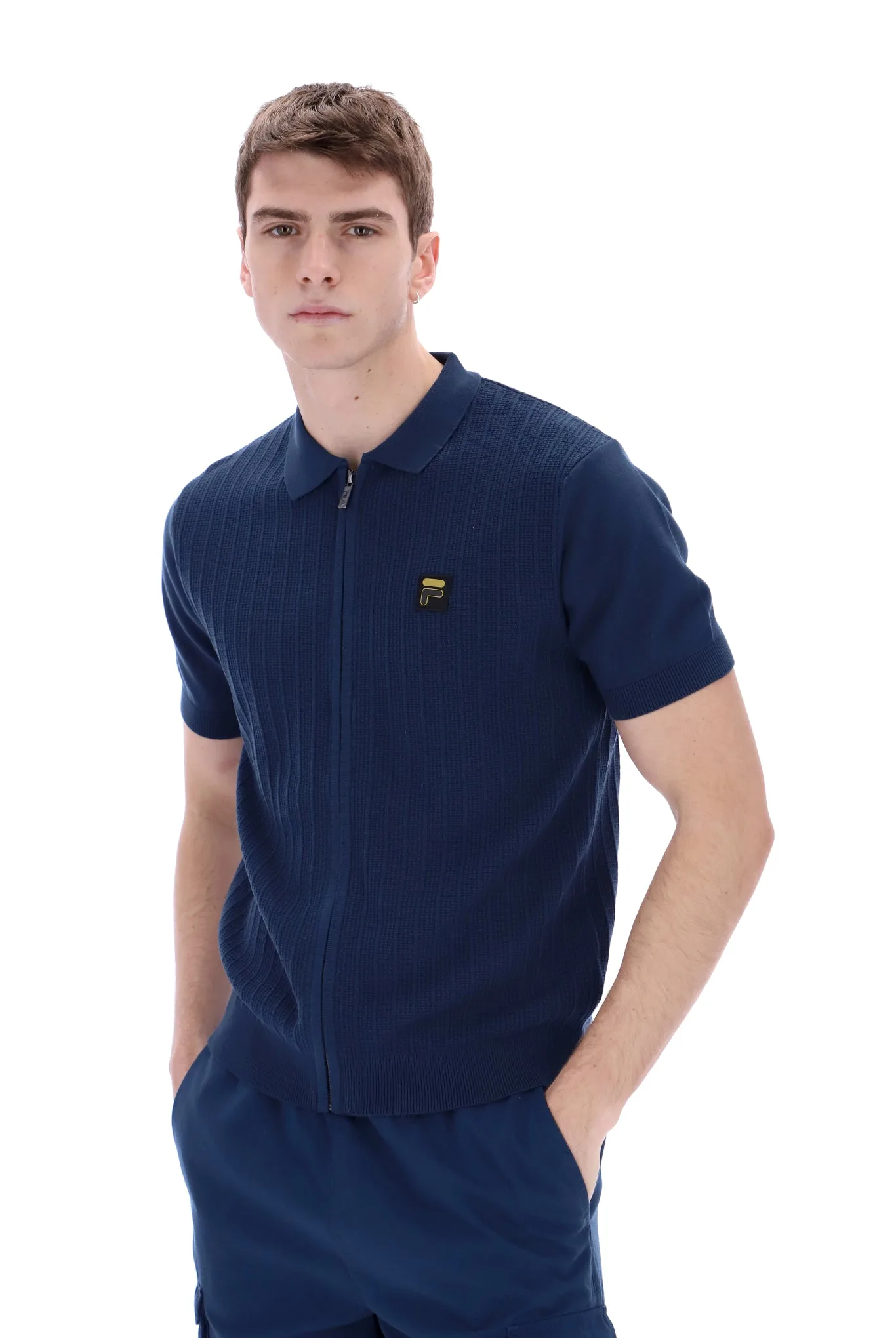 Flint Knitted Polo - XS - FILA - FashionsVida