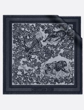 Lace Toile Square Scarf 70x70cm