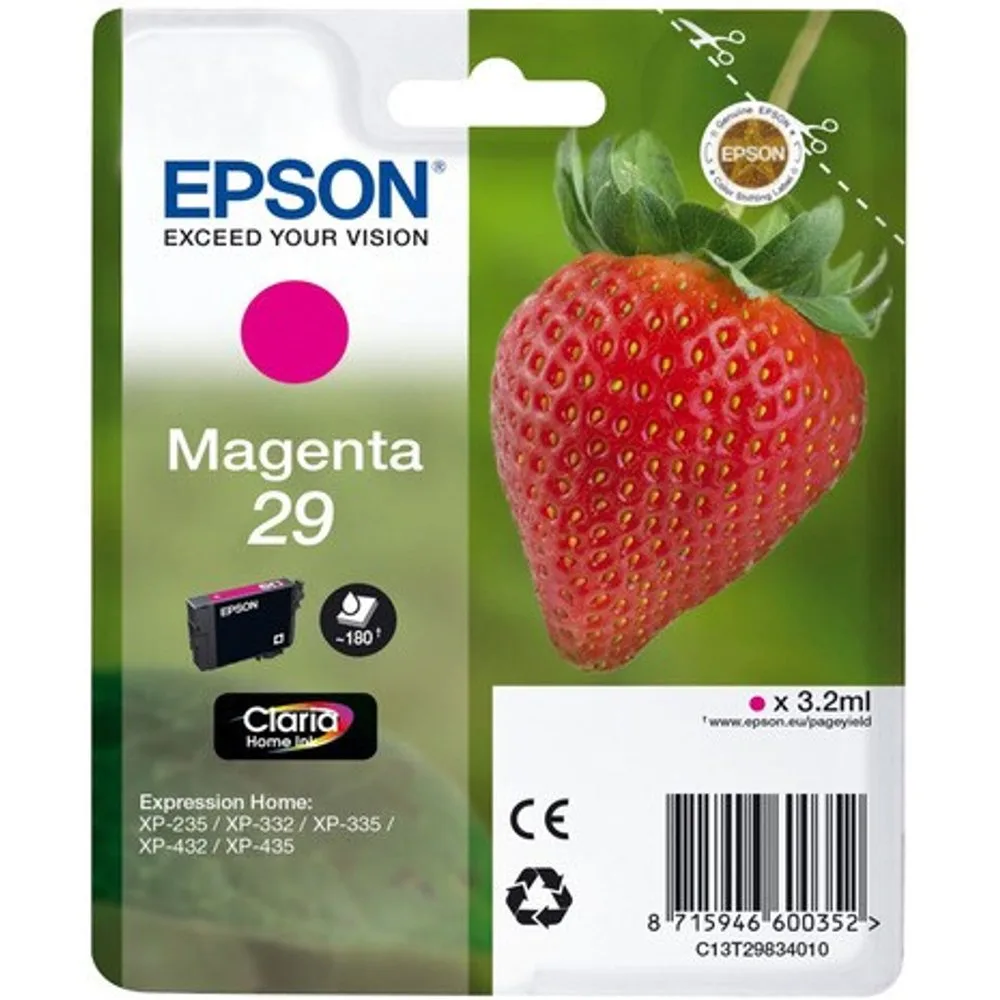 Cartucho original 29 Magenta (C13T29834010) - Epson - FashionsVida