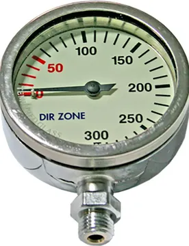 Manometro Dir Steel/crystal 63 Mm 300 Bar
