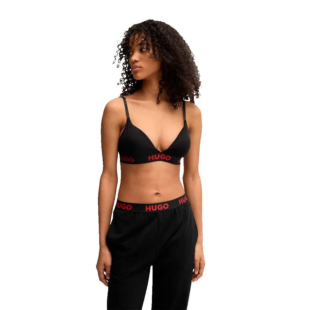 Hugo Soutien-gorge De Sport Triangle Logo Black XL - Hugo Boss - FashionsVida