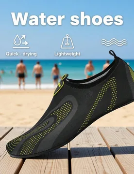 Zapatos de agua para hombres, calcetines de playa, zapatos específicos para natación, zapatos de buceo, zapatos de surf y zapatos para rastreo de ar - Shein - FashionsVida