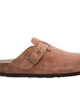 Riva velour zueco mujer Marron (36)