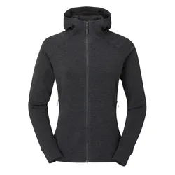Nexus Hoody Fleecejacke Damen L Black