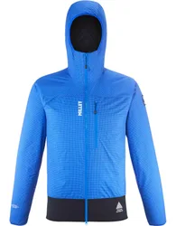 Doudoune isolante en laine - Trilogy Jorasses Wool Hoodie M Icon Blue Black en Laine - Taille L - Bleu