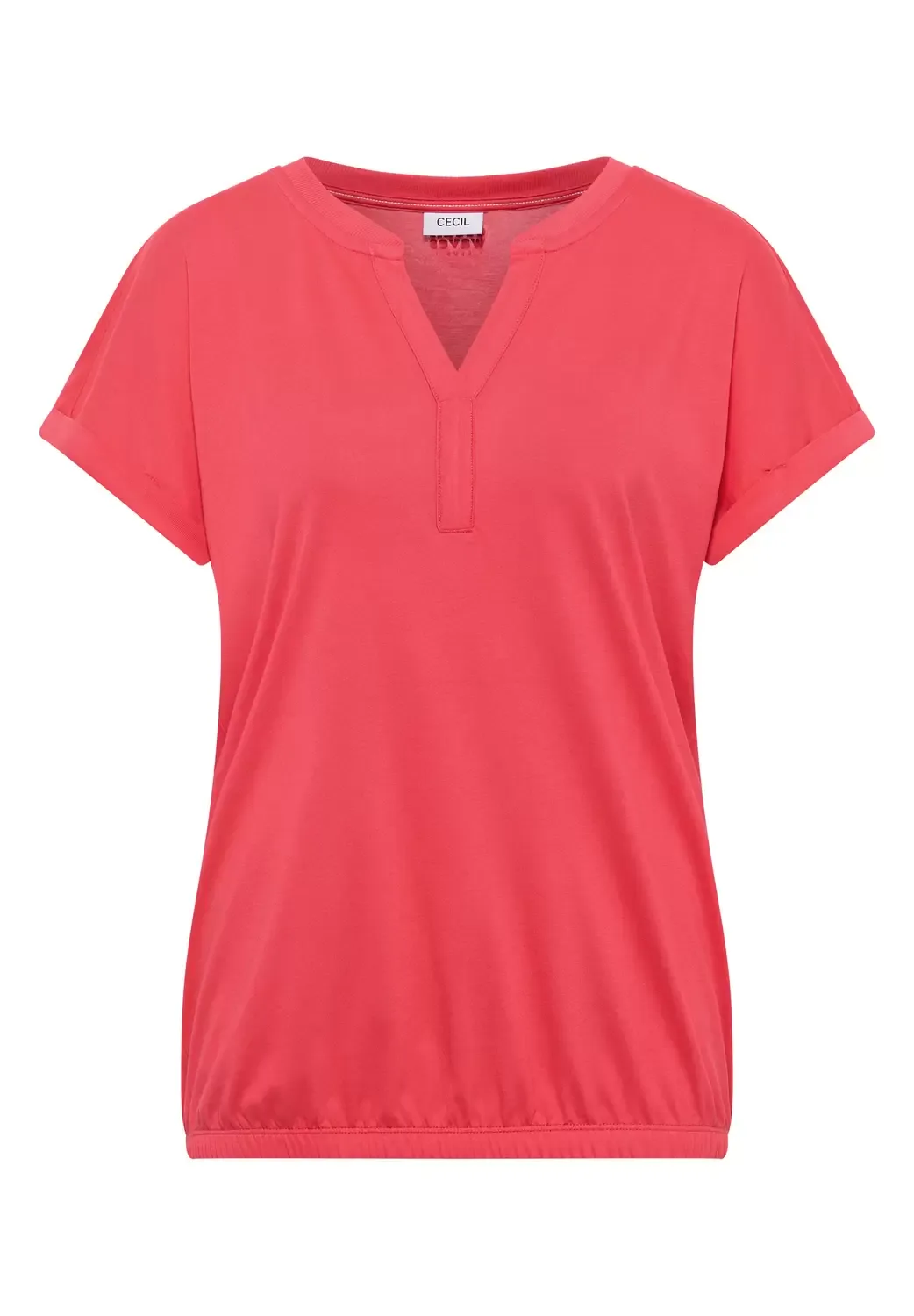 XL Solid Rib Collar Tunic female - XL - FashionsVida