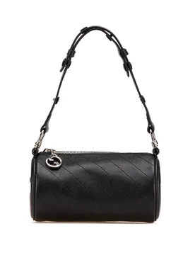 Mini Leather Blondie Barrel Shoulder Bag - Gucci - FashionsVida