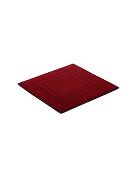Badteppich FEELING 60x60cm Rubin dunkelrot baby