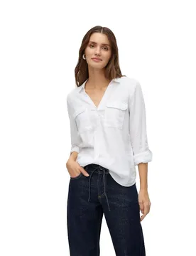 Chemise à Manches Longues Linn Bumpy Snow White XS