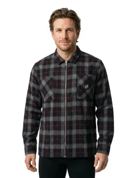 Chemise à Manches Longues El Jefe Grey Check M