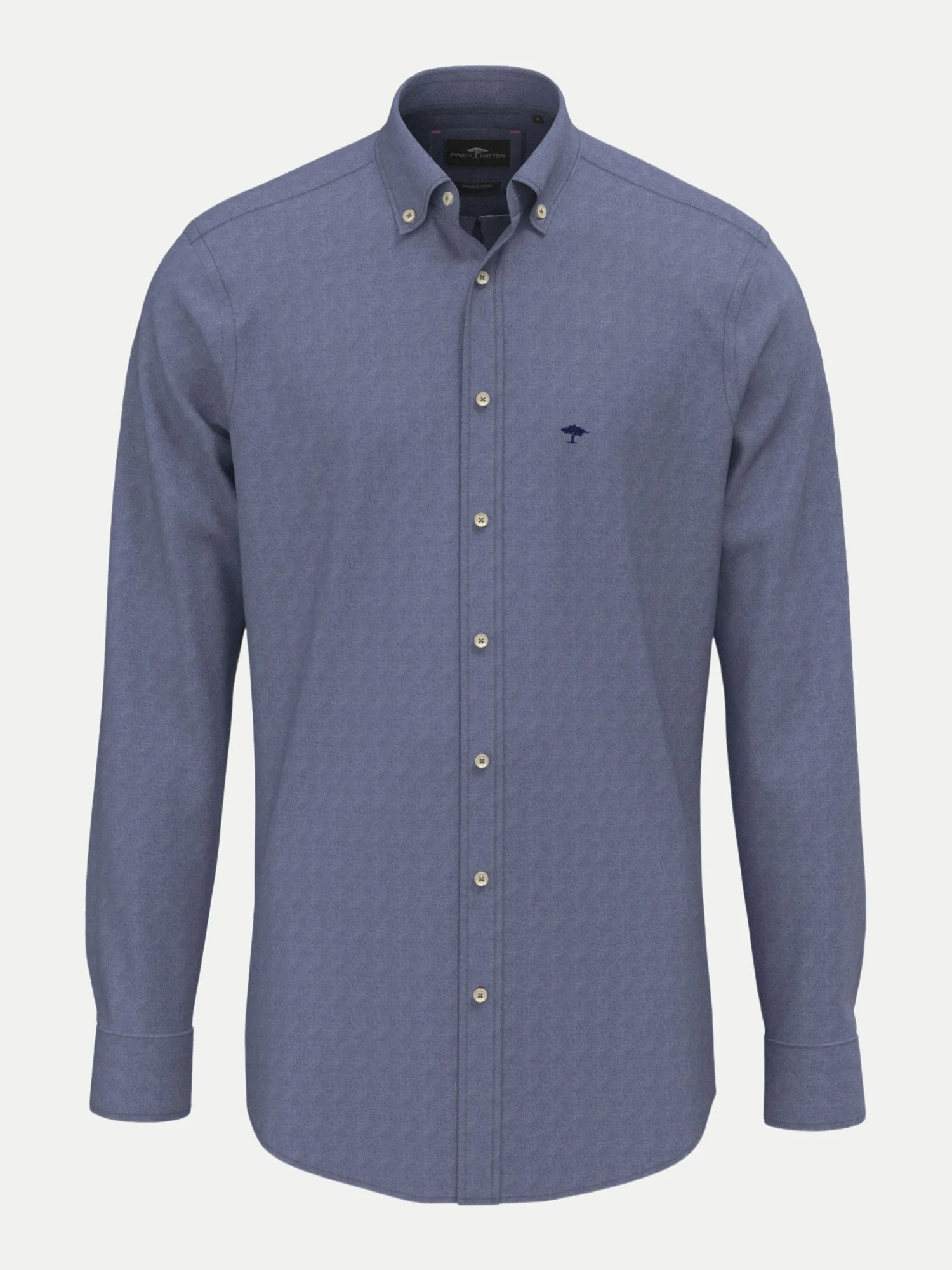 Fynch-Hatton Hemd Blau M - Fynch-Hatton - FashionsVida