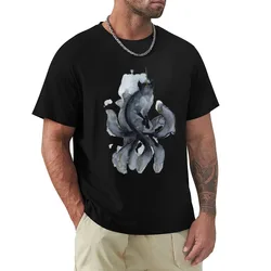 Watercolor Nine Tailed Fox T-Shirt Daily Wear Plain Short Sleeve Shirt
