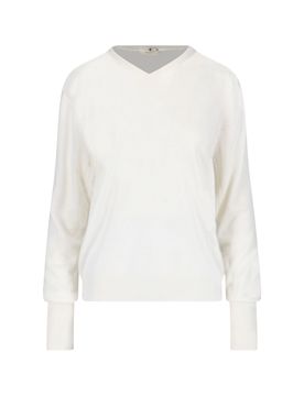 Soft Natural Wool & Silk Cashmere Sweater