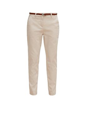 COMMA Chino 7/8 beige 36 damen