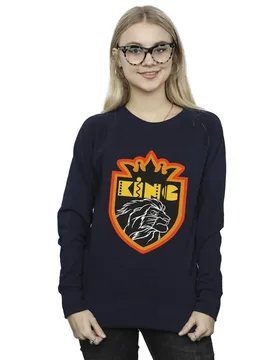 Women's The Lion King Crest Sweatshirt in Navy Size: Medium - Navy - Size: M - Disney - FashionsVida