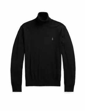 Pull à col roulé noir XL - Ralph Lauren - FashionsVida