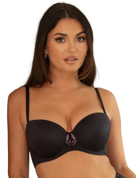 Womens 184000 New Romance Balcony T Shirt Bra - Multicolour - Size 38ff - Pour Moi - FashionsVida
