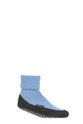 Mens 1 Pair Cosyshoe Virgin Wool Home Socks Lagoon 10-11 Mens - Blue - Size: 10-11 Mens