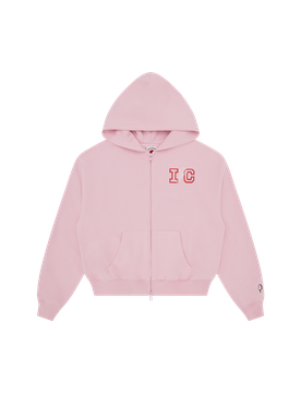 Cone Cropped Zip Through Hood