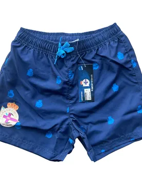Short De Bain Mini Badges Navy XL