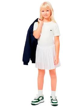 Jupe 447085 White 10 Années Fille - Lacoste - FashionsVida