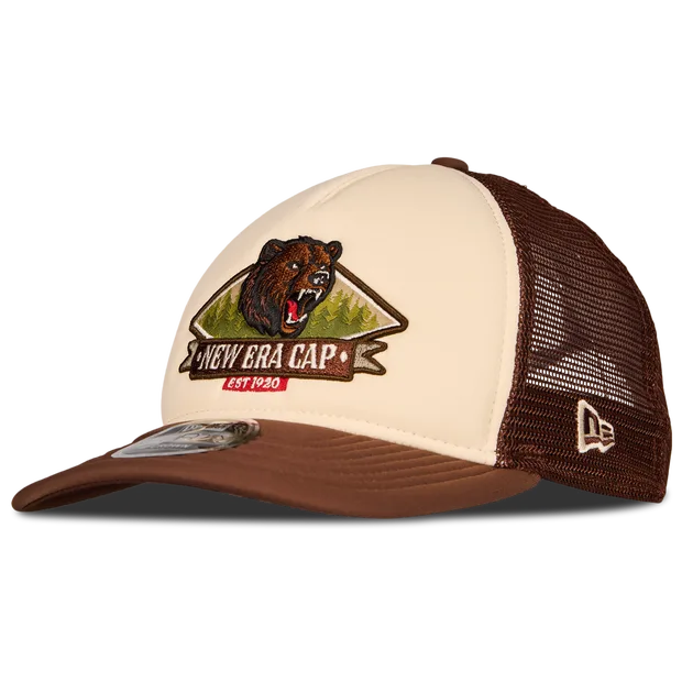 Trucker Unisex Kappen - Beige - One Size Beige One Size - New era - FashionsVida