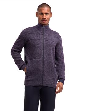 Melange Knit Herren Trekking Cardigan