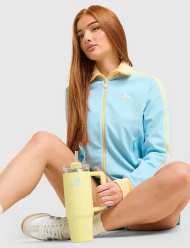 Womens Giacca della Tuta Classic - Blu, blu blu Donna taglia S - Adidas - FashionsVida