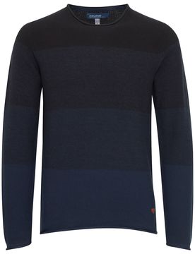 BLEND Jersey 'Benno' azul moteado