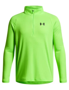 Kinder Trainingsoberteil 1/2 Reißverschluss Tech 2.0 - Vert - male - Size: 10/12 ans - Under armour - FashionsVida