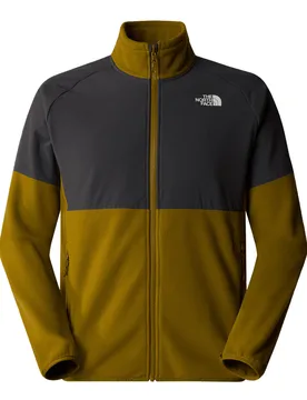 Glacier Heavyweight Full Zip - Jacke-Fleece - grün / grau - Herren - Size: S - The North Face - FashionsVida